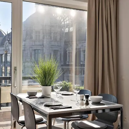 City Penthouse, Rooftop Terrace, Free Netflix, Wifi And Airco Anvers Extérieur photo